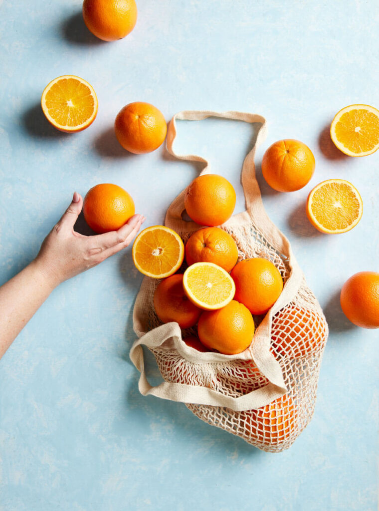Bag of oranges
